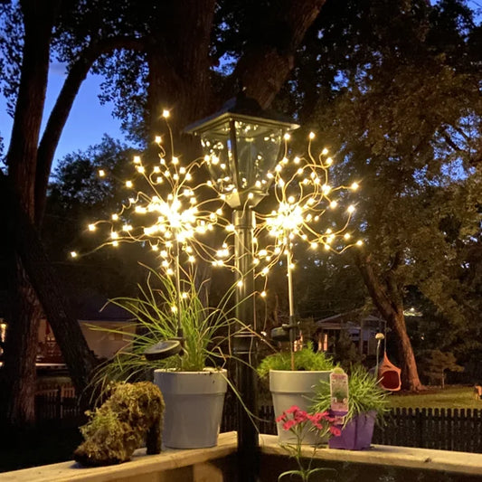 Intuitione - Waterproof Solar Garden Fireworks Lamp - LAST DAY 70% OFF