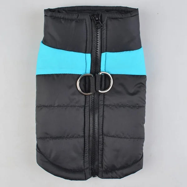 Dog Winter Warm Clothes Zipper Dog Vest