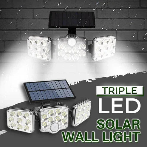 Triple Solar Wall Light(High Quality) - Early Mother's Day Sale 70% OFF