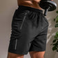 Men's Letter Print Drawstring Waist Shorts - LAST DAY SALE 49% OFF