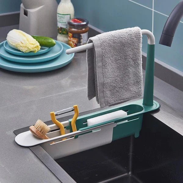 Updated Telescopic Sink Storage Rack - (2023-Christmas Hot Sale)