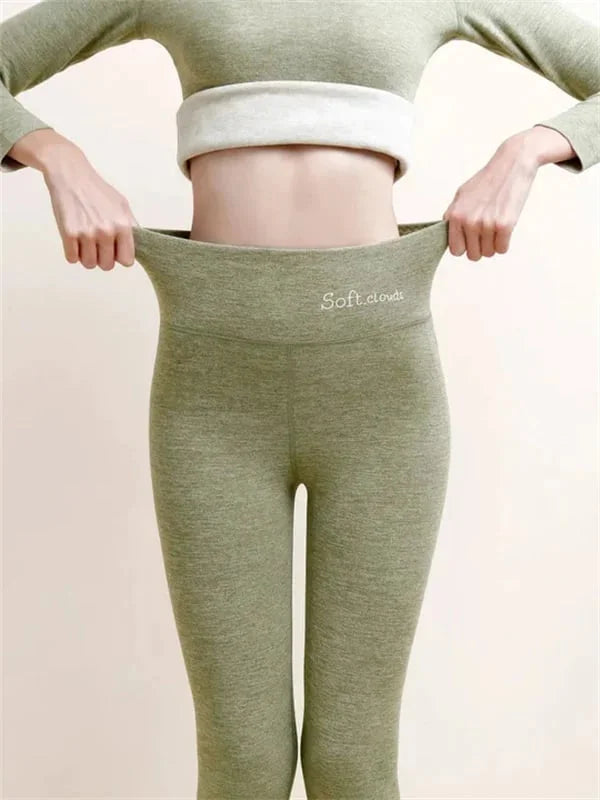 Acidella Leggings - Casual Warm Winter Solid Pants