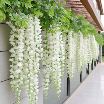 Lifelike Artificial Wisteria Flower - No Maintenance, Pruning or Watering - Hot Sale 50% Off