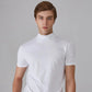 Men 's High Neck Slim Fit T-shirt - Hot Sale 50% Off