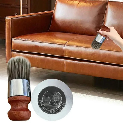 Leather Repair Cream And Brush Wood - Hot Sale 50% Off