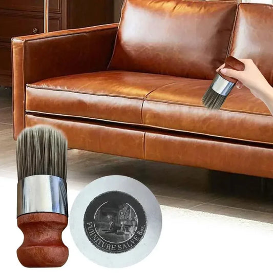 Leather Repair Cream And Brush Wood – Hot Sale 50% Off