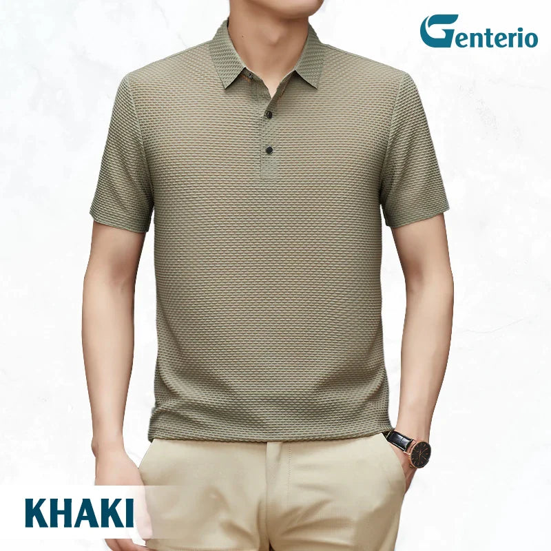 LuxePolo - Men's Icy Silk Anti-wrinkle Polo Shirt | LAST DAY 70% OFF