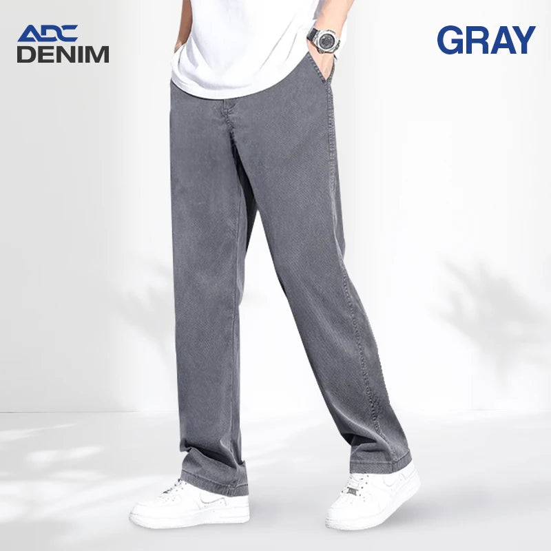 ADCDenim - All Day Comfort Straight Regular Fit Denim Trousers - Hot Sale 50% Off