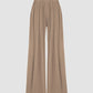 Solid Elastic Waist Wide Leg Pants (Buy 2 VIP Shipping)