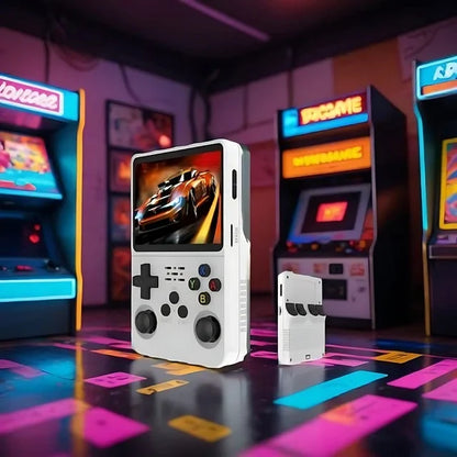 Retro Handheld Gaming Console with HD Screen & USB Charging