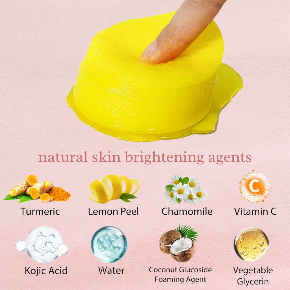 Brightening Turmeric & Kojic Acid Pads | Cleansing Pads Helps Balance Skin Oil And Water Hydrating