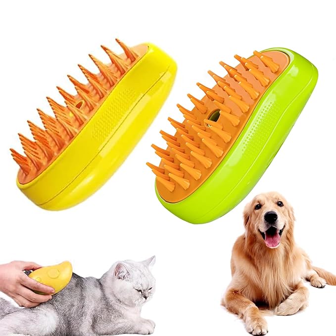 Nano Mist Spray Steamy Pet Comb Brush For Cats & Dogs – Hot Sale 60% Off