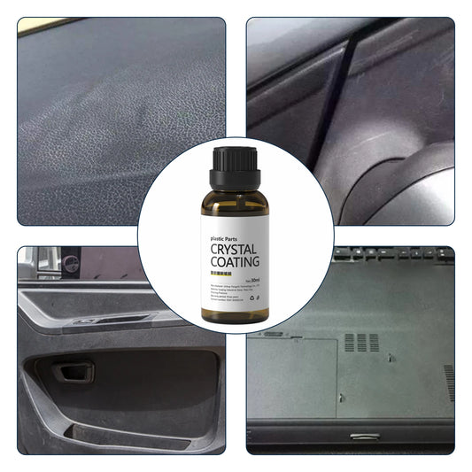 Car Trim Restoration Crystal Coating + Applicator Sponge - Hot Sale 50% Off