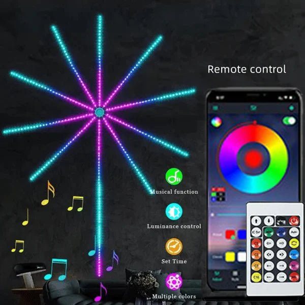 WiFi Bluetooth Smart Fireworks Led Light - Hot Sale 50% Off