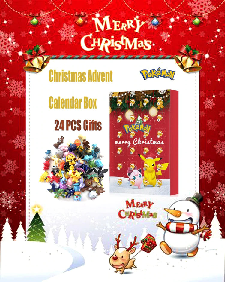 24 Pcs Pokemon Advent Calendar