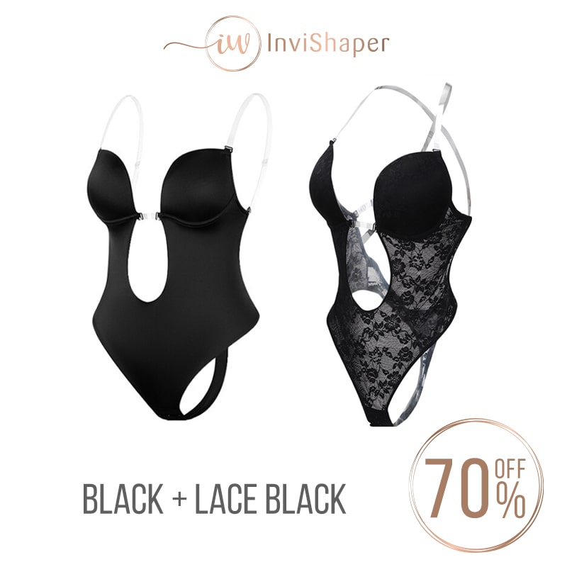 InviShaper - Plunge Backless Body Shaper Bra