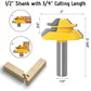 Valkyrtools - TimberLock 45° Lock Miter Router Bit - 1/2" Shank