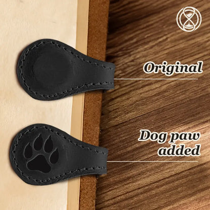 Personalized Magnetic Leather Bookmark