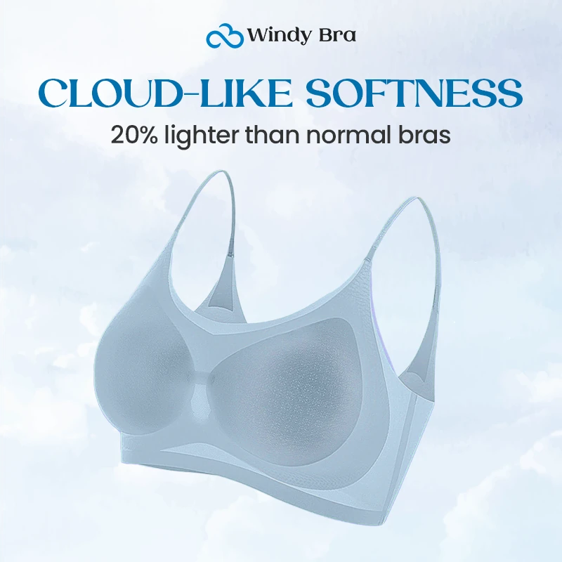 WindyBra - Seamless ultra-thin plus size ice silk comfort bra - Hot Sale 50% Off