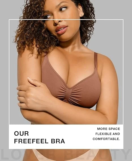 Women’s Wireless Sculpt Bra Comfort Bralettes No Underwire Unlined Cami Bra