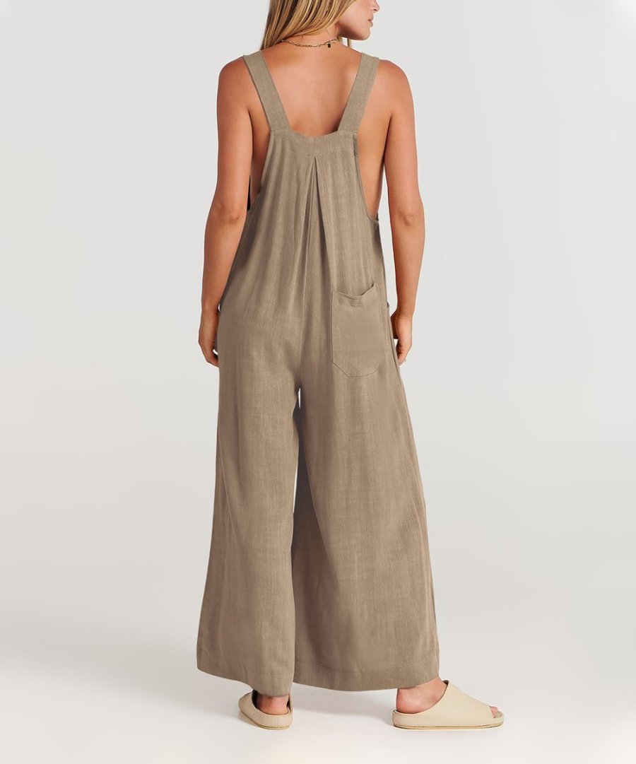 Wide Leg Overalls Straps Jumpsuit (Buy 2 Vip Shipping)