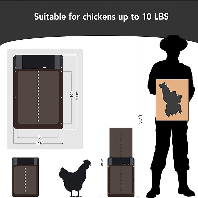 (Hot Sale)-Poultry Farm Automatic Chicken House Door