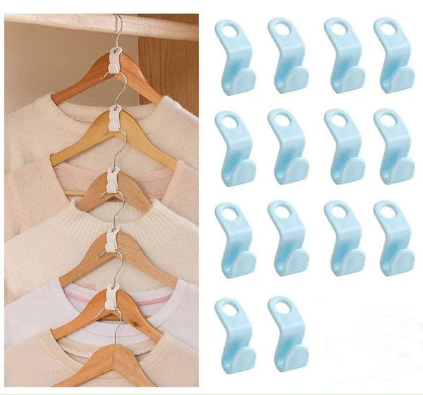 Intellectp - Space-Saving Clothes Hanger Connector Hooks