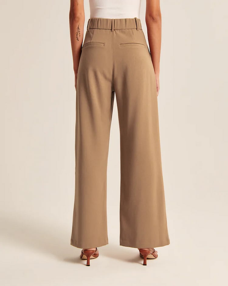 HIGH WAIST TAILORED WIDE LEG PANTS - Last Day 50%OFF