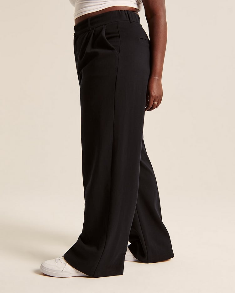 HIGH WAIST TAILORED WIDE LEG PANTS - Last Day 50%OFF