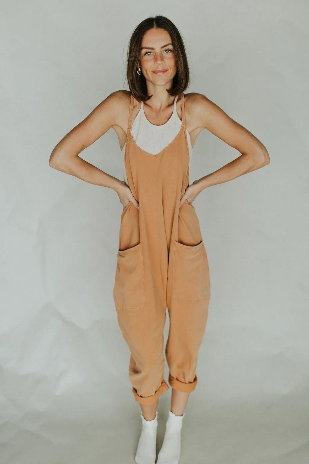 Womens Casual Wide Leg Jumpsuit (Buy 2 Vip Shipping)