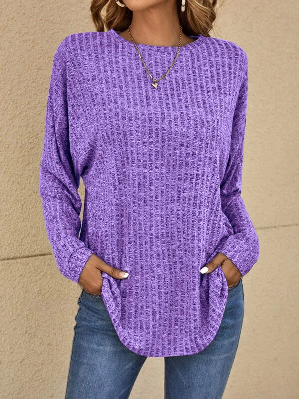 Casual long-sleeved sweater - Buy 2 Free Shipping