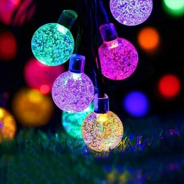 Waterproof Solar Powered LED Outdoor String Lights - Last Day 70% OFF