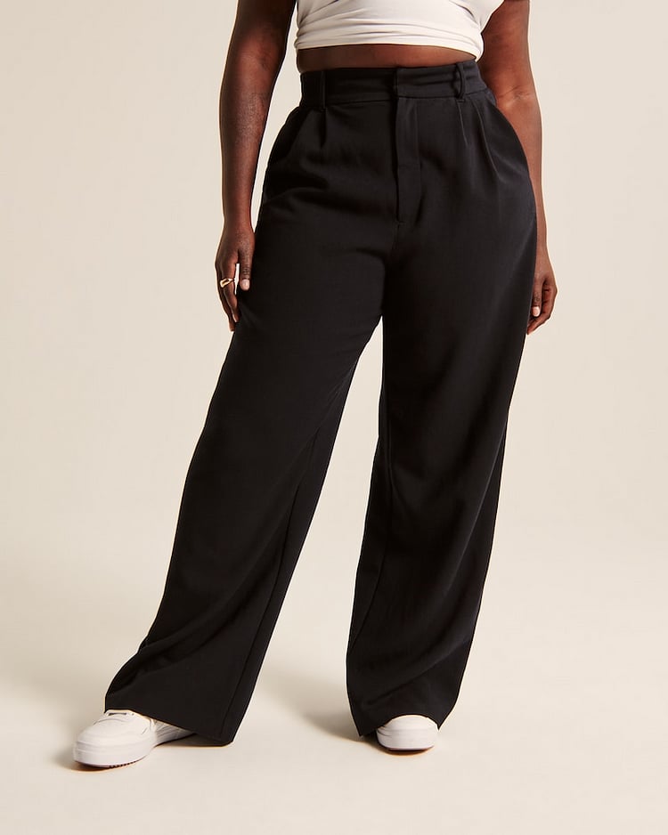 HIGH WAIST TAILORED WIDE LEG PANTS - Last Day 50%OFF