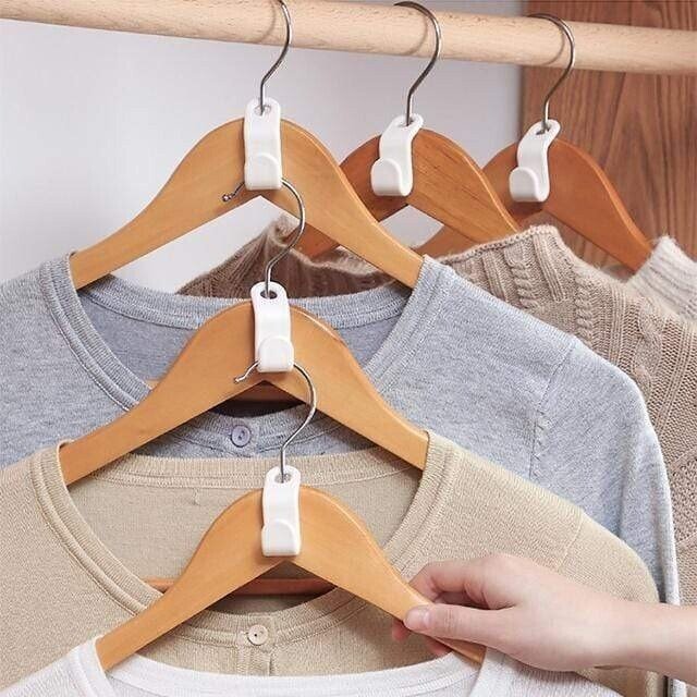 Intellectp - Space-Saving Clothes Hanger Connector Hooks