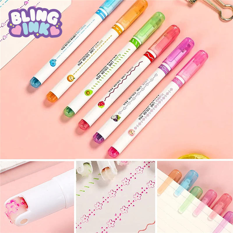 BlingInk - Curved Highlighter Pen