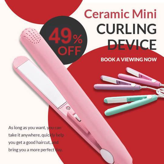 (Hot Sale - 49% OFF)Mini Hair Curler, Buy 2 VipShipping (Suitable for long and short hair)