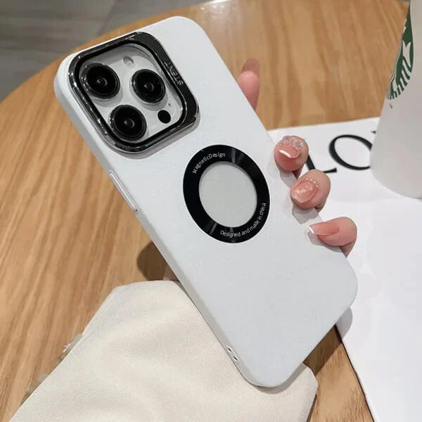 The new iPhone case with the leaky logo holder