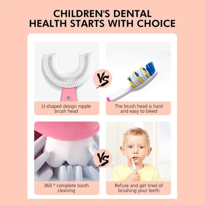 U-shaped Children's Toothbrush - ( Last Day Promotion 50% OFF)