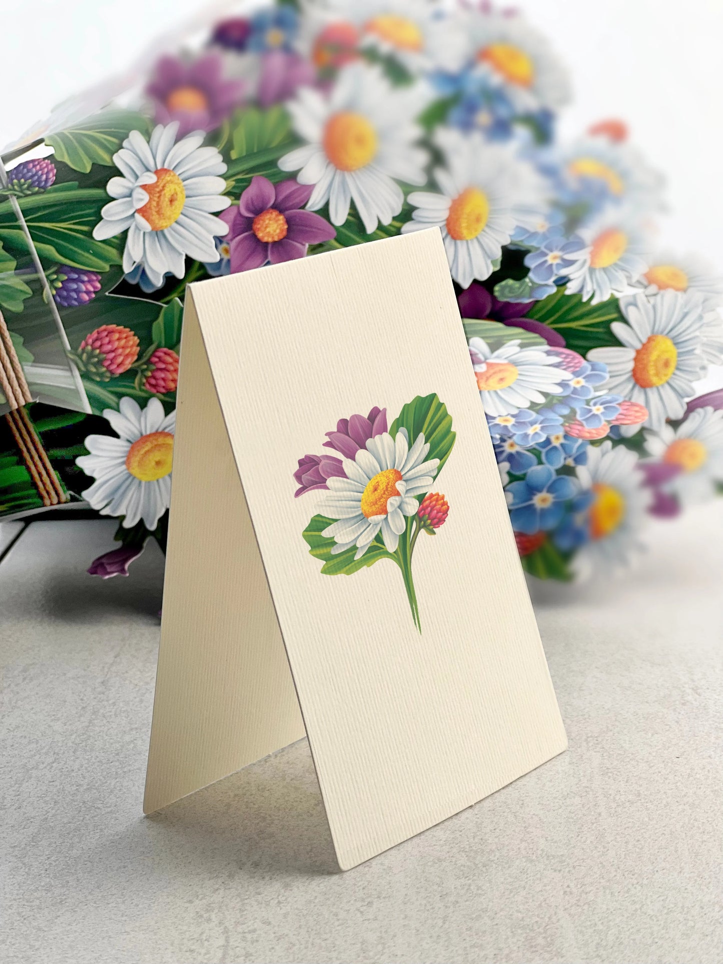 Pop Up Flower Bouquet Greeting Card - Mother's Day Gift