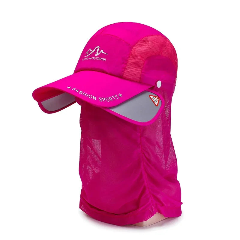 Sun hat with retractable brim for outdoor/fishing/riding/climbing - Hot Sale 50% Off