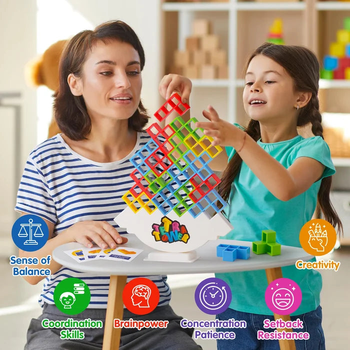 TetraTower Stacking Game - LAST DAY 49%OFF