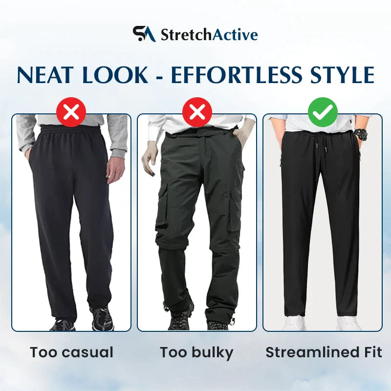 Comfysfit - StretchActive - Unisex Ultra Stretch Quick Drying Pants - 2024 New Year Sale Off 60%