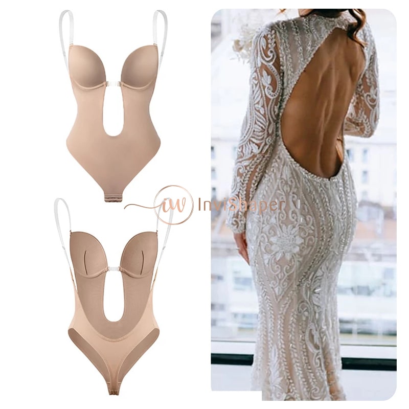 InviShaper - Plunge Backless Body Shaper Bra