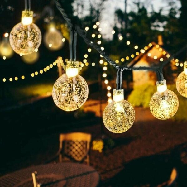 Waterproof Solar Powered LED Outdoor String Lights - Last Day 70% OFF