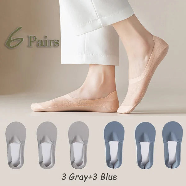 Thin No Show Socks - BUY 6 SAVE 30%