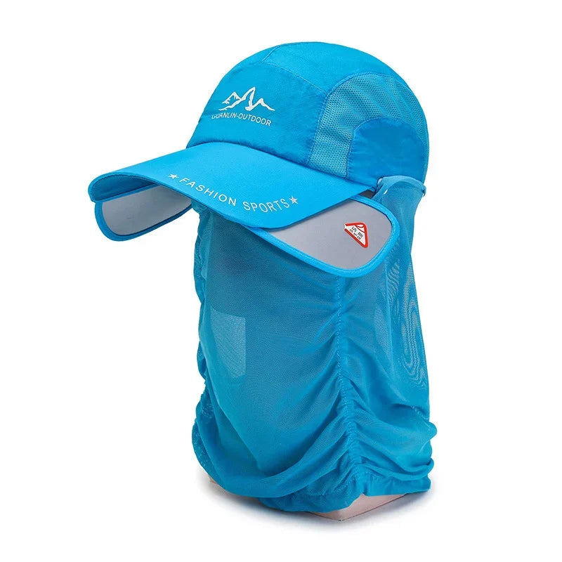 Sun hat with retractable brim for outdoor/fishing/riding/climbing - Hot Sale 50% Off