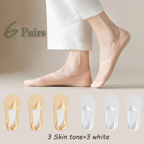 Thin No Show Socks - BUY 6 SAVE 30%