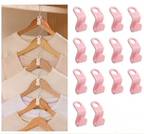 Intellectp - Space-Saving Clothes Hanger Connector Hooks