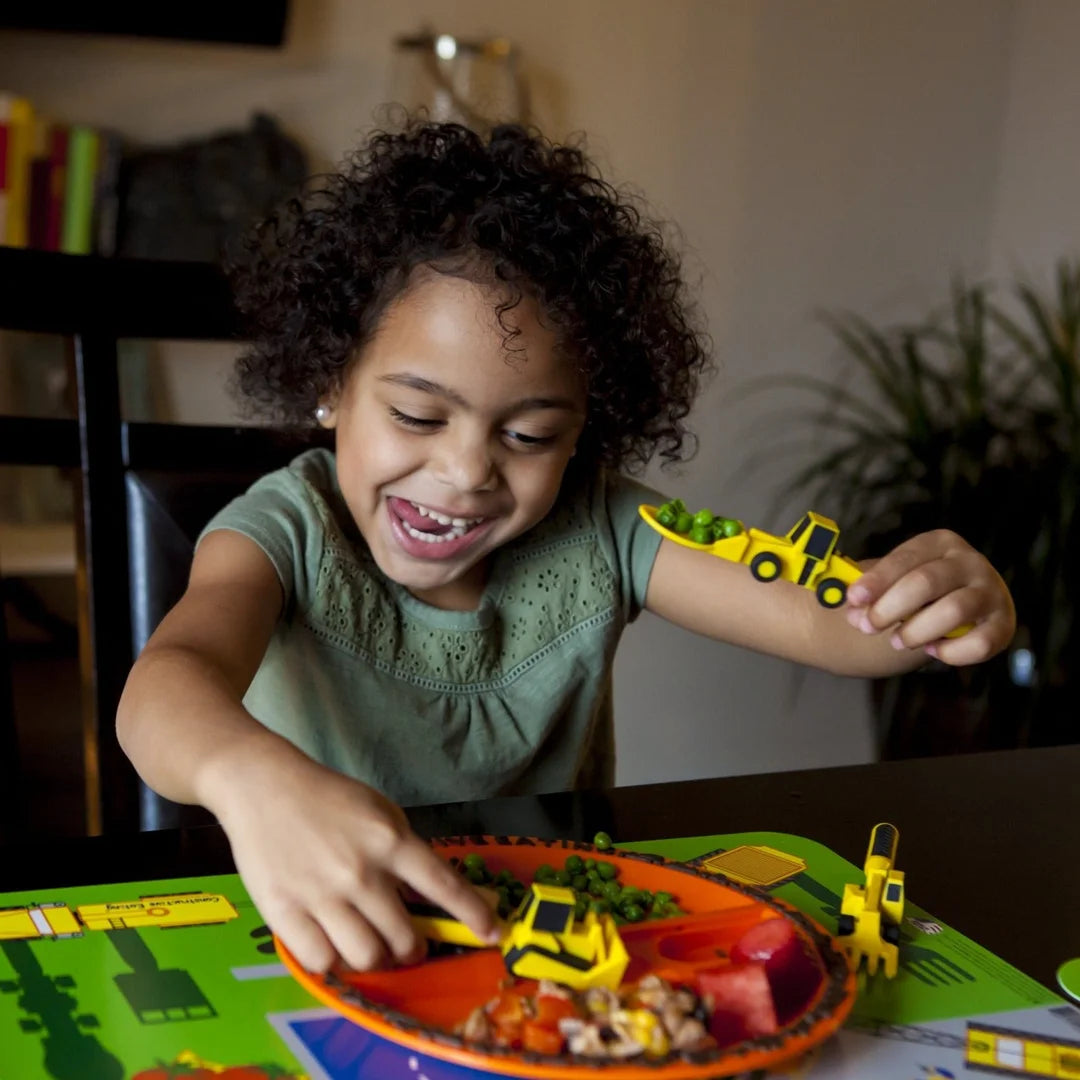 Constructive Eating Construction Combo with Utensil Set and Plate - Perfect Christmas Gifts