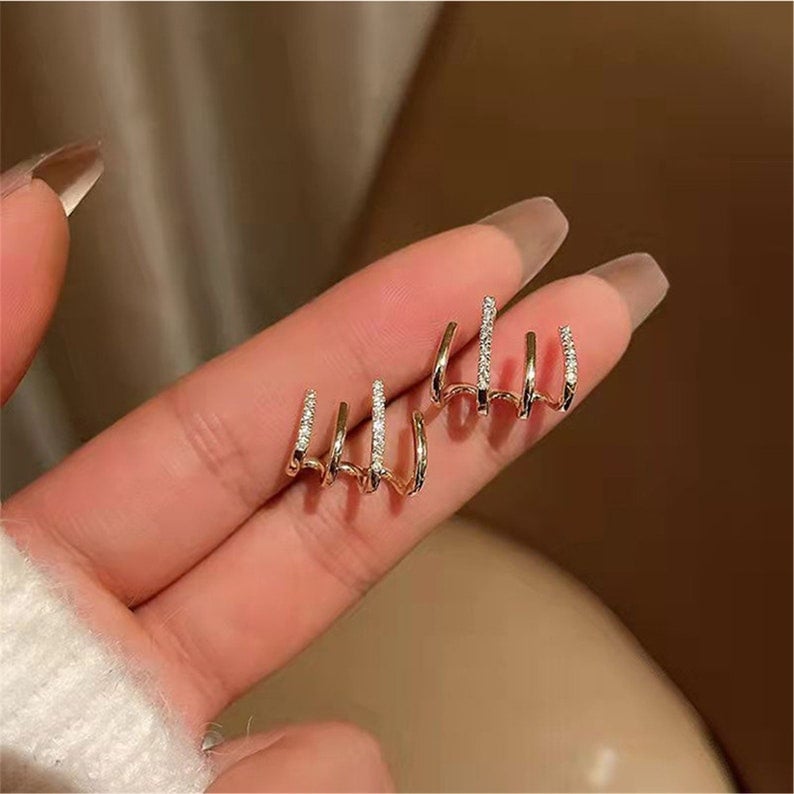 Fashion Shiny Cat Claw Earrings